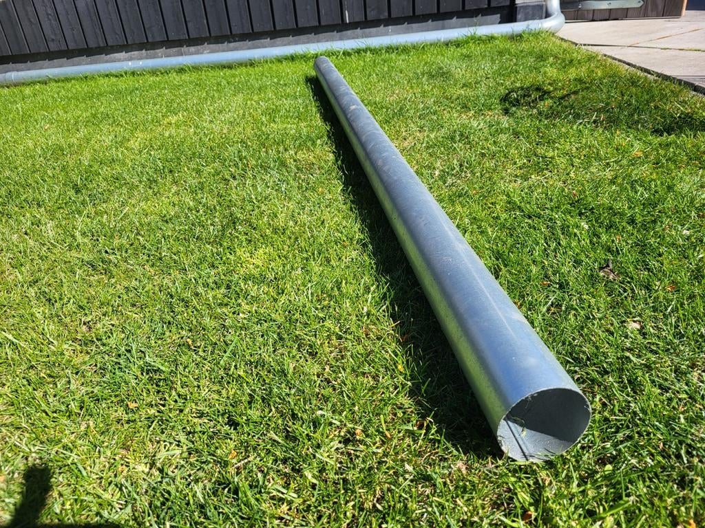 Nieuw stuk Regenpijp zink 211 cm, Ophalen, 2 tot 4 meter, Nieuw, Zink