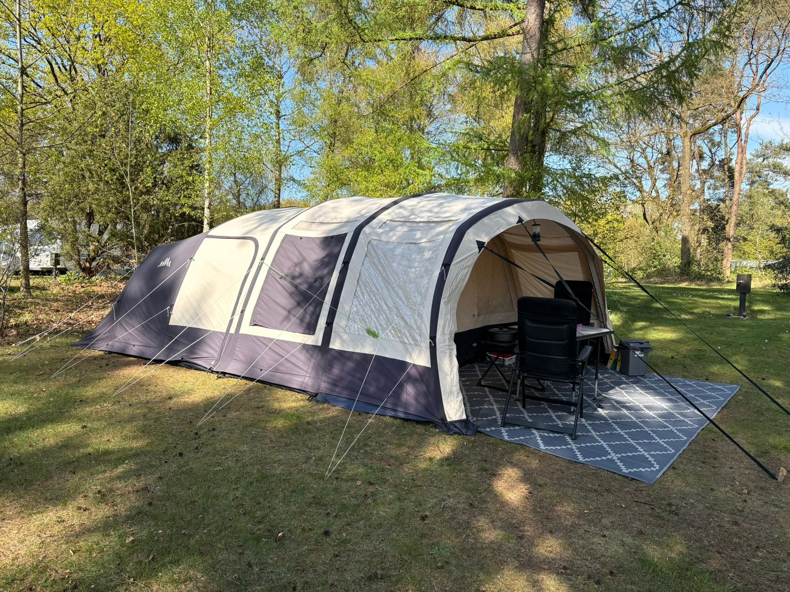 Obelink Florence XL TC Easy Air opblaasbare tunneltent, Caravans en Kamperen, Tenten, Ophalen, Zo goed als nieuw