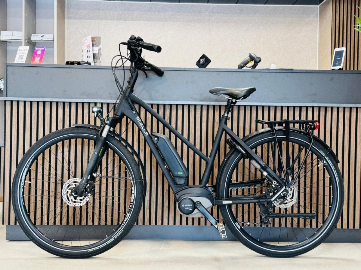 Stella Trekking Bosch Active Line Plus Dames zwart 53cm, Fietsen en Brommers, Elektrische fietsen, Gebruikt, Overige merken, 51 tot 55 cm