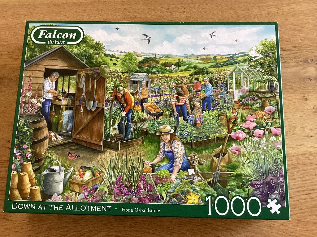 Legpuzzel 1000 stukjes: volkstuin, Ophalen, 500 t/m 1500 stukjes, Zo goed als nieuw, Legpuzzel