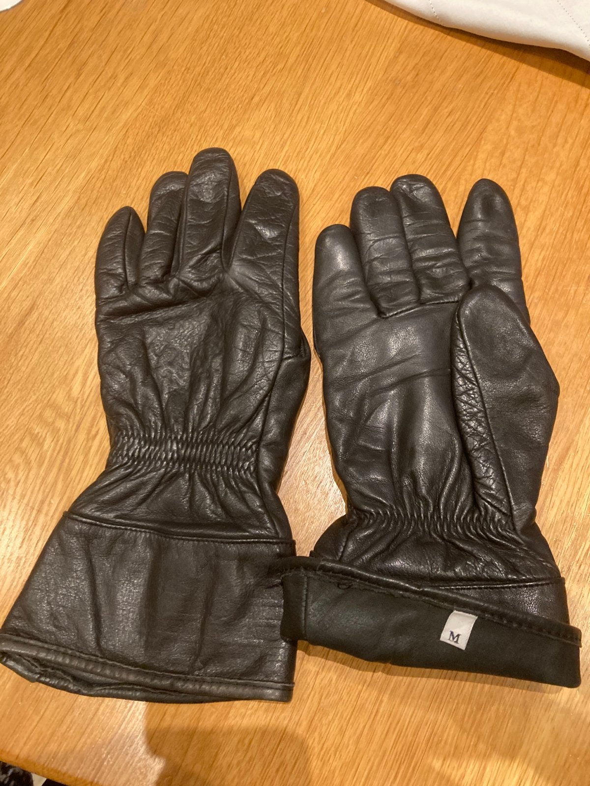 Leren moter hand schoenen, Motoren, Ophalen of Verzenden, Tweedehands, Dames, Handschoenen