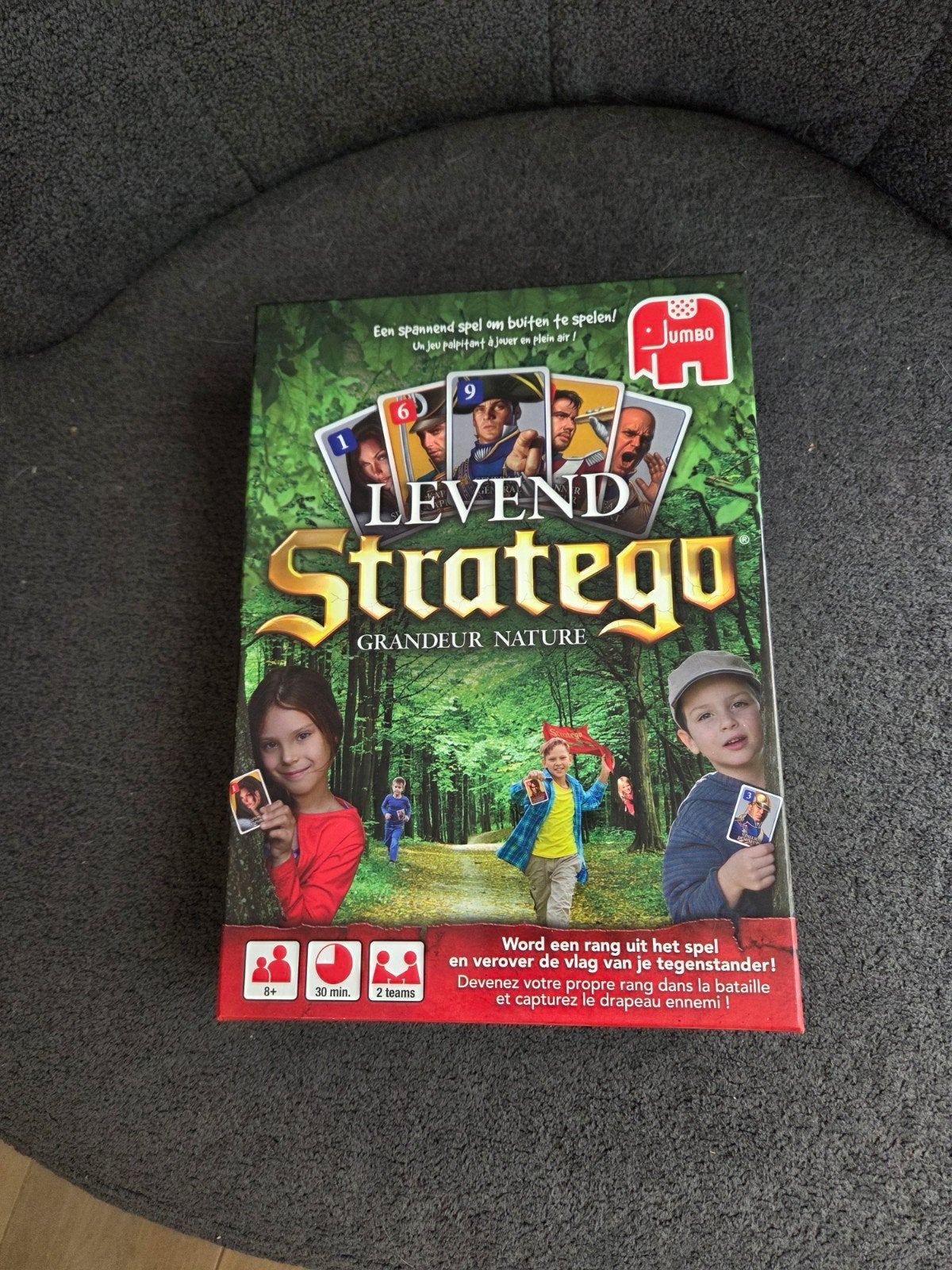 Levend Stratego: Grandeur Nature - Jumbo Bordspel, Een of twee spelers, Ophalen of Verzenden, Zo goed als nieuw, Jumbo