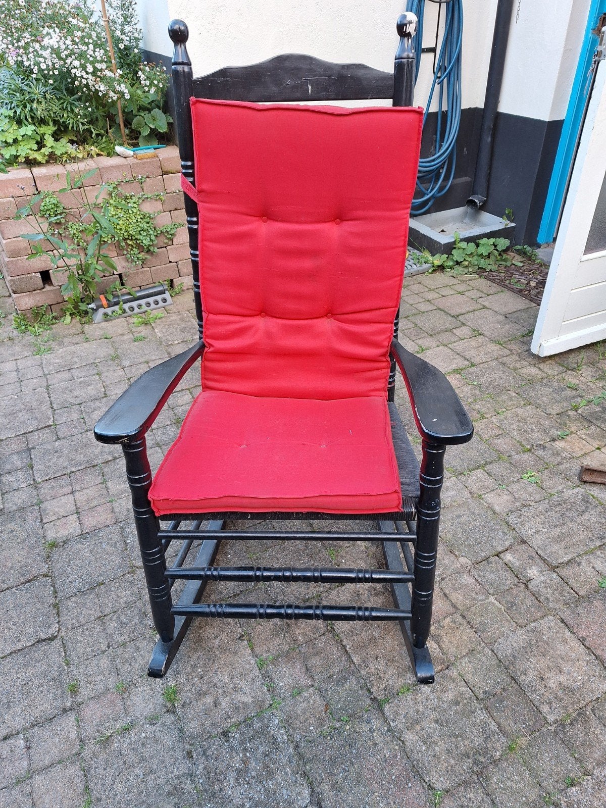 schommelstoel, Ophalen, Gebruikt, Hout