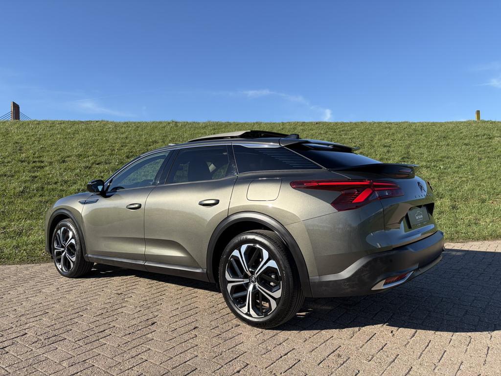 Citroën C5 X 1.6 Plug-in Hybrid 225 Max Leder | Stoel- & St, Auto's, Citroën, Gebruikt, Zwart, 4 cilinders, Leder