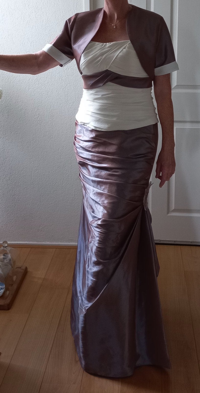 Elegante avondjurk met bolero, maat M, Kleding | Dames, Jurken, Maat 38/40 (M), Overige kleuren, Ophalen of Verzenden, Zo goed als nieuw