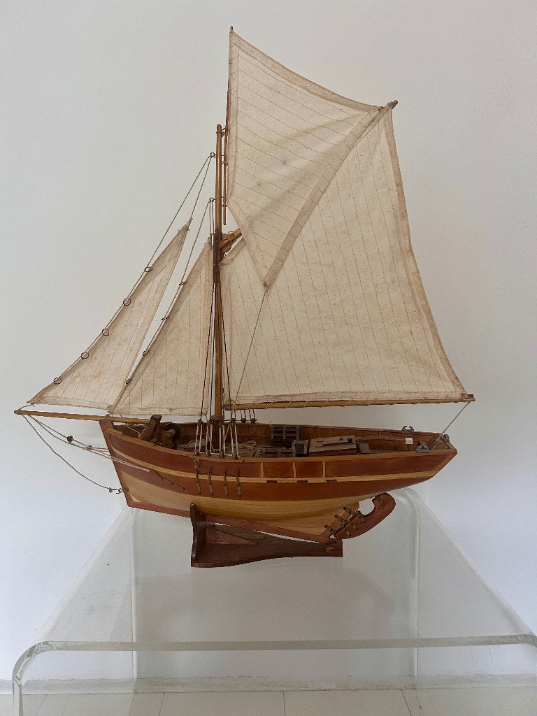 Scheepsmodel kotter Camaretois, Ophalen, Gebruikt, 1:32 tot 1:50, Overige merken