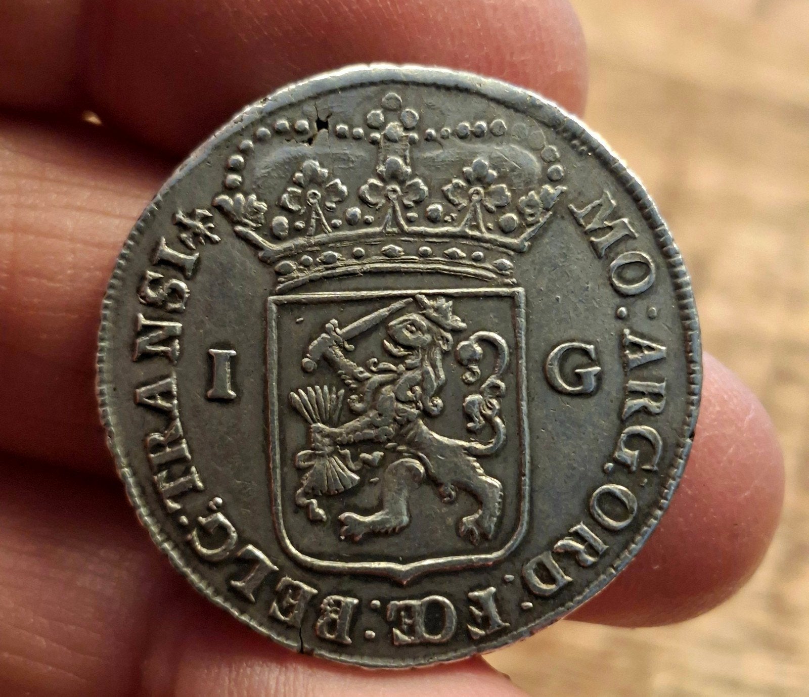 1 gulden overijssel 1764 mmt adelaar, Ophalen of Verzenden, Vóór koninkrijk, 1 gulden