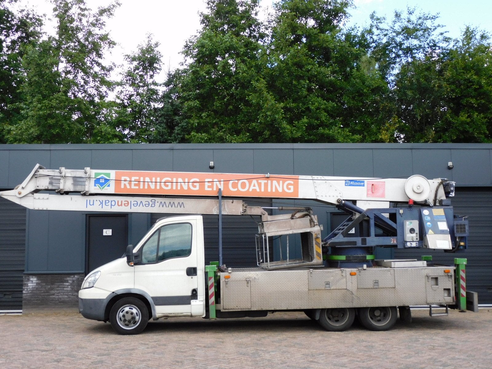 Iveco Daily 40C18 375 HIJSKRAAN / HOOGWERKER! BE-RIJBEWIJS!, Auto's, Gebruikt, 4 cilinders, Iveco, Origineel Nederlands