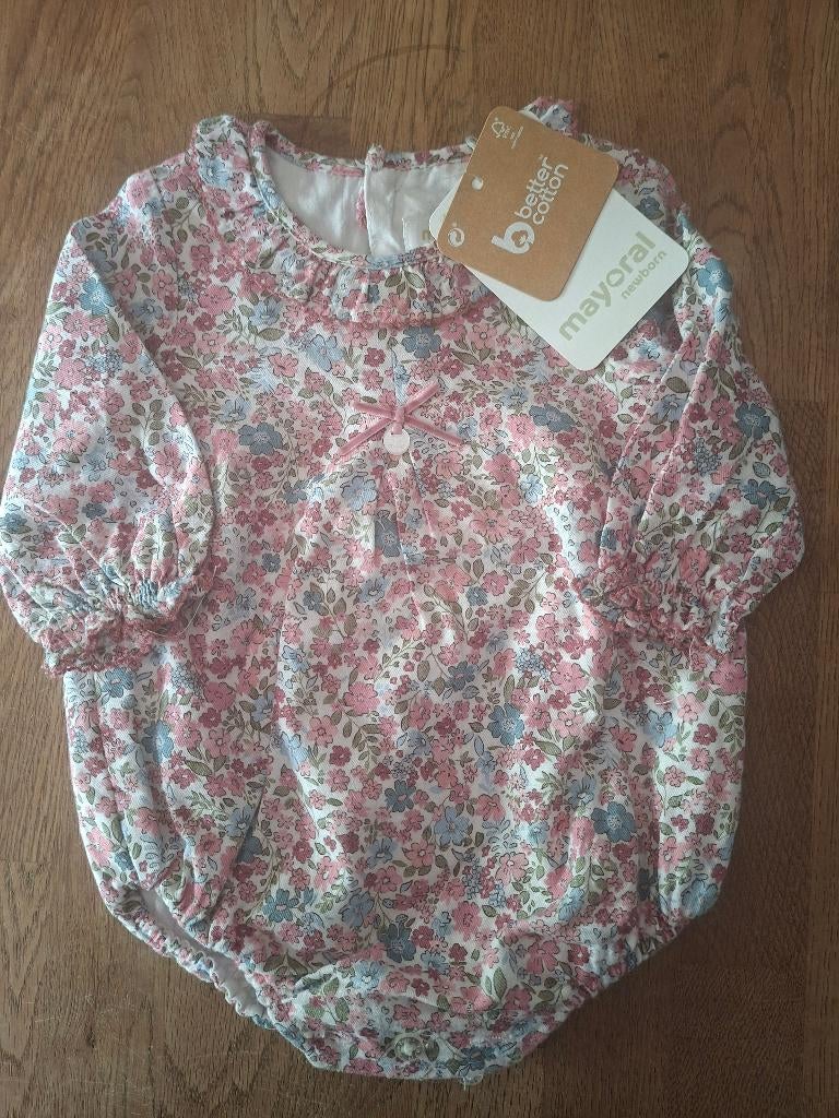 Mayoral Newborn romper bloemen roze maat 68, Steenbergen, Mayoral, Meisje, Shop@wesell4u.nl