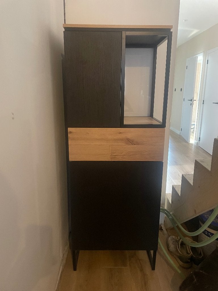 TV meubel + bijhorende kolomkast/barkast, Huis en Inrichting, Kasten | Televisiemeubels, Ophalen, 150 tot 200 cm, Minder dan 100 cm