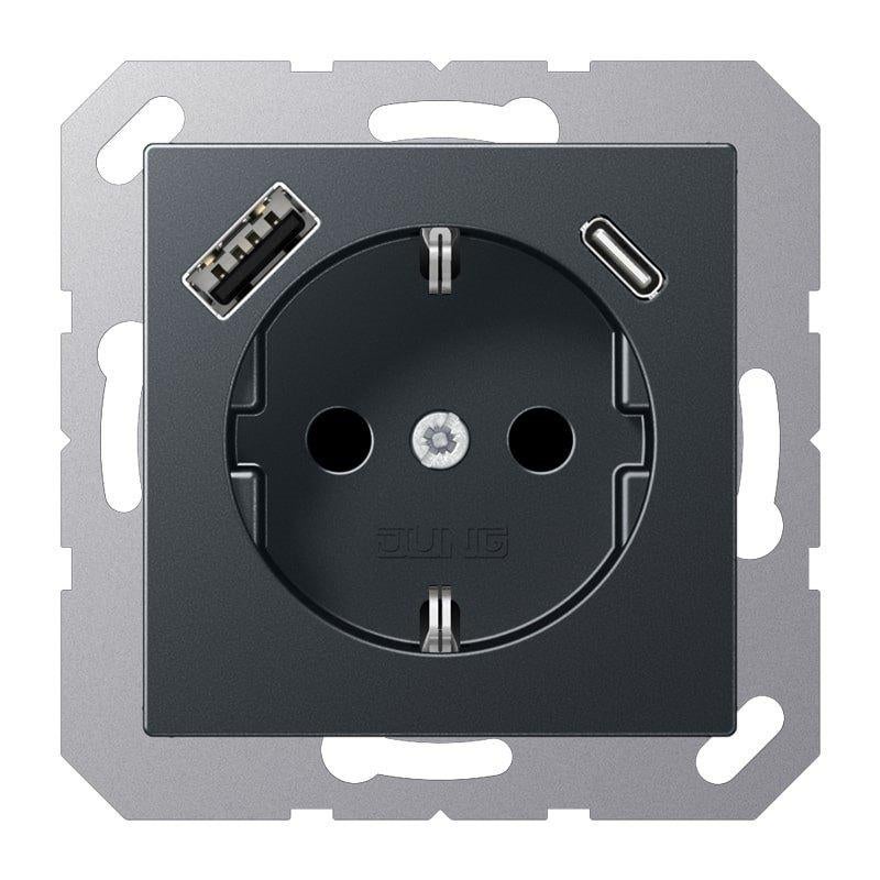 WCD RA 1-voudig + USB type A & C 5V 3A, Verzenden, Nieuw