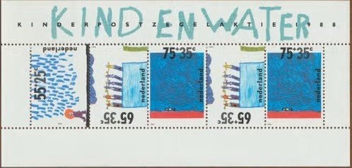 Nederland 1988 - nvph 1418 - Kinderzegels -abw, Postzegels en Munten, Postzegels | Nederland, Ophalen of Verzenden, Na 1940, Postfris