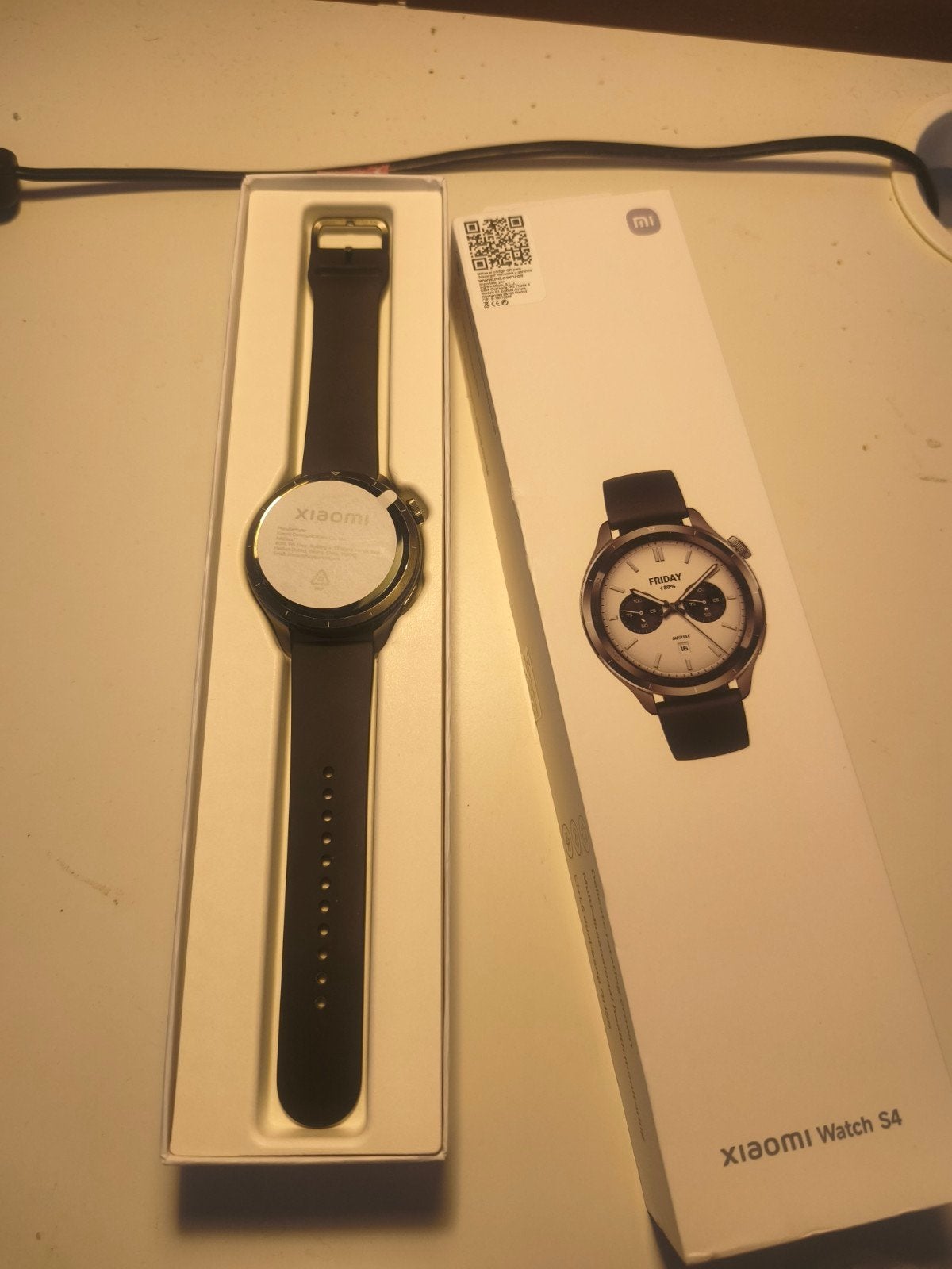Xiaomi Watch S4 Zwarte Android/IOS.., Xiaomi, Verzenden, Zwart, Nieuw