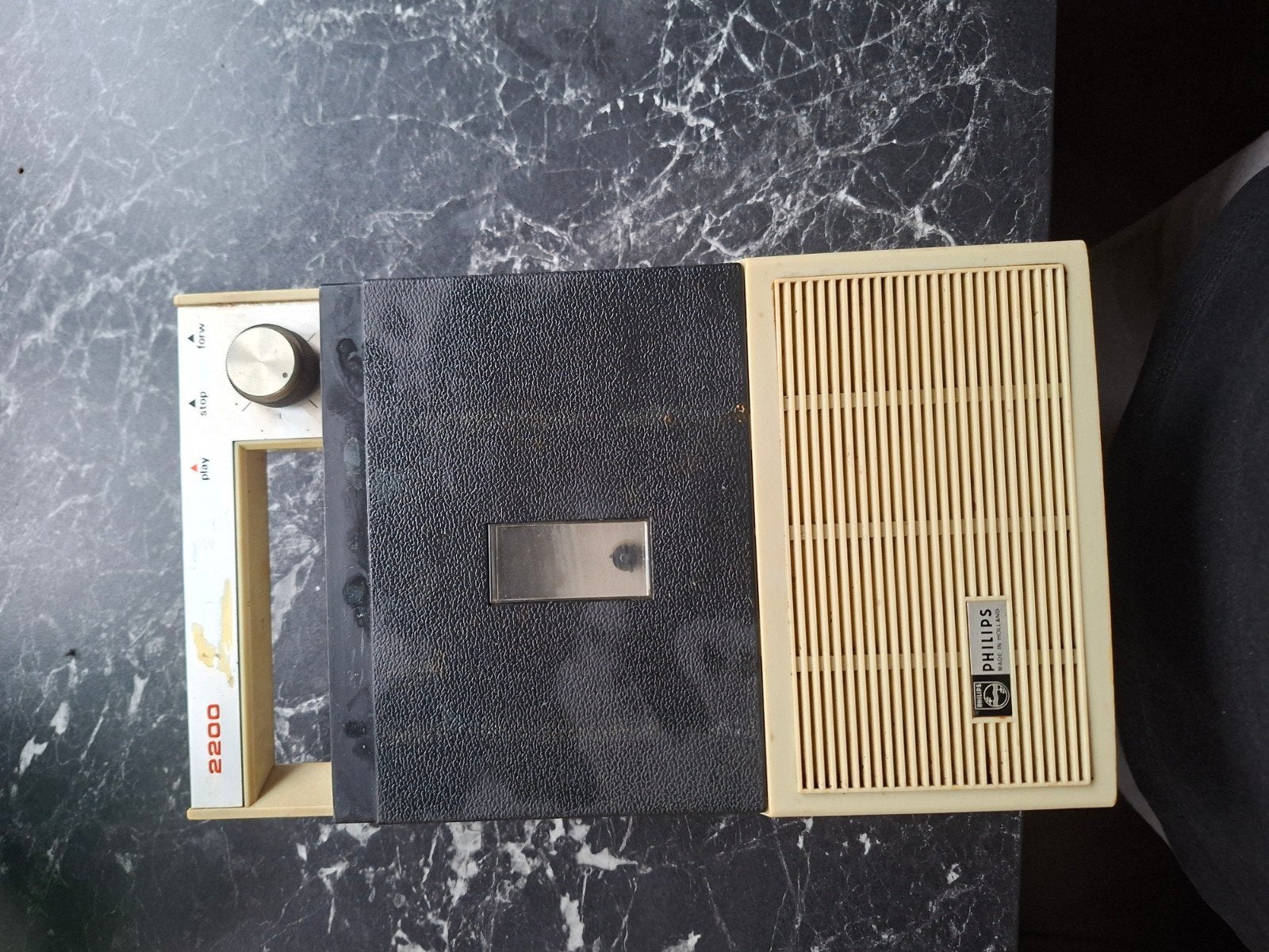 Philips 2200 Bandrecorder - Vintage Audio, Audio, Tv en Foto, Bandrecorders, Ophalen of Verzenden, Defecte bandrecorder