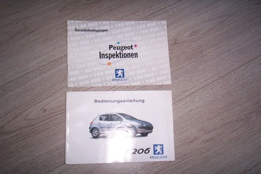 Gebruikershandleiding+div PEUGEOT 206  1998/2005 (duits), Ophalen of Verzenden