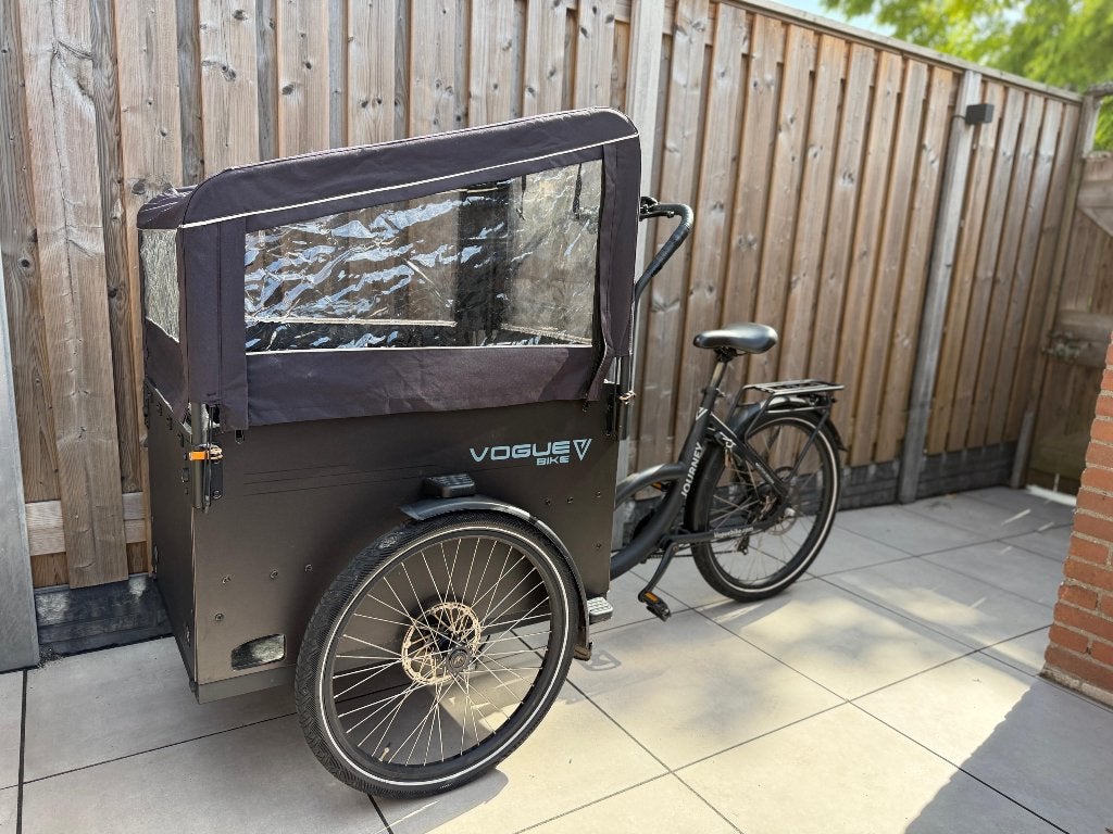 Voque bakfiets, 4 kinderen of meer, Gebruikt, Elektrisch, Ophalen