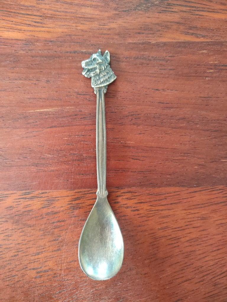 Vintage verzilverd lepeltje hond, Ophalen