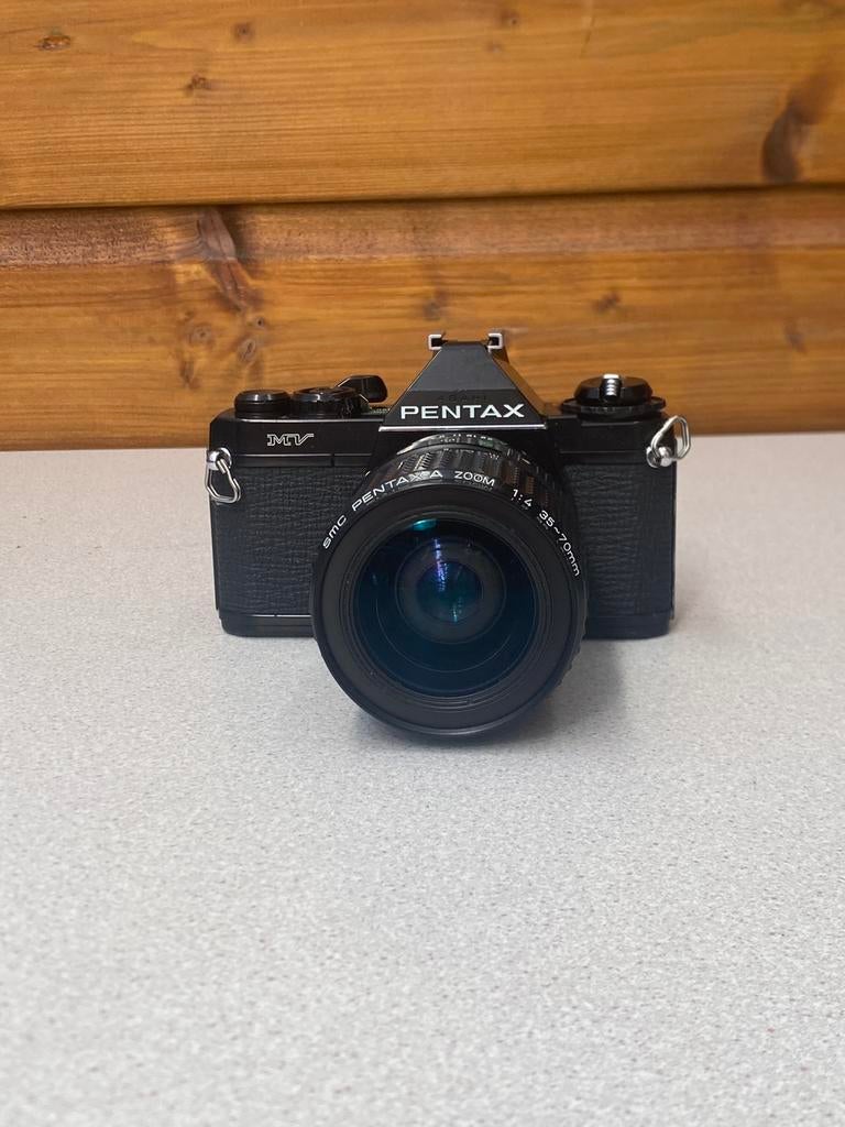 Pentax MV, Audio, Tv en Foto, Fotocamera's Analoog, Ophalen of Verzenden, Zo goed als nieuw, Spiegelreflex, Pentax