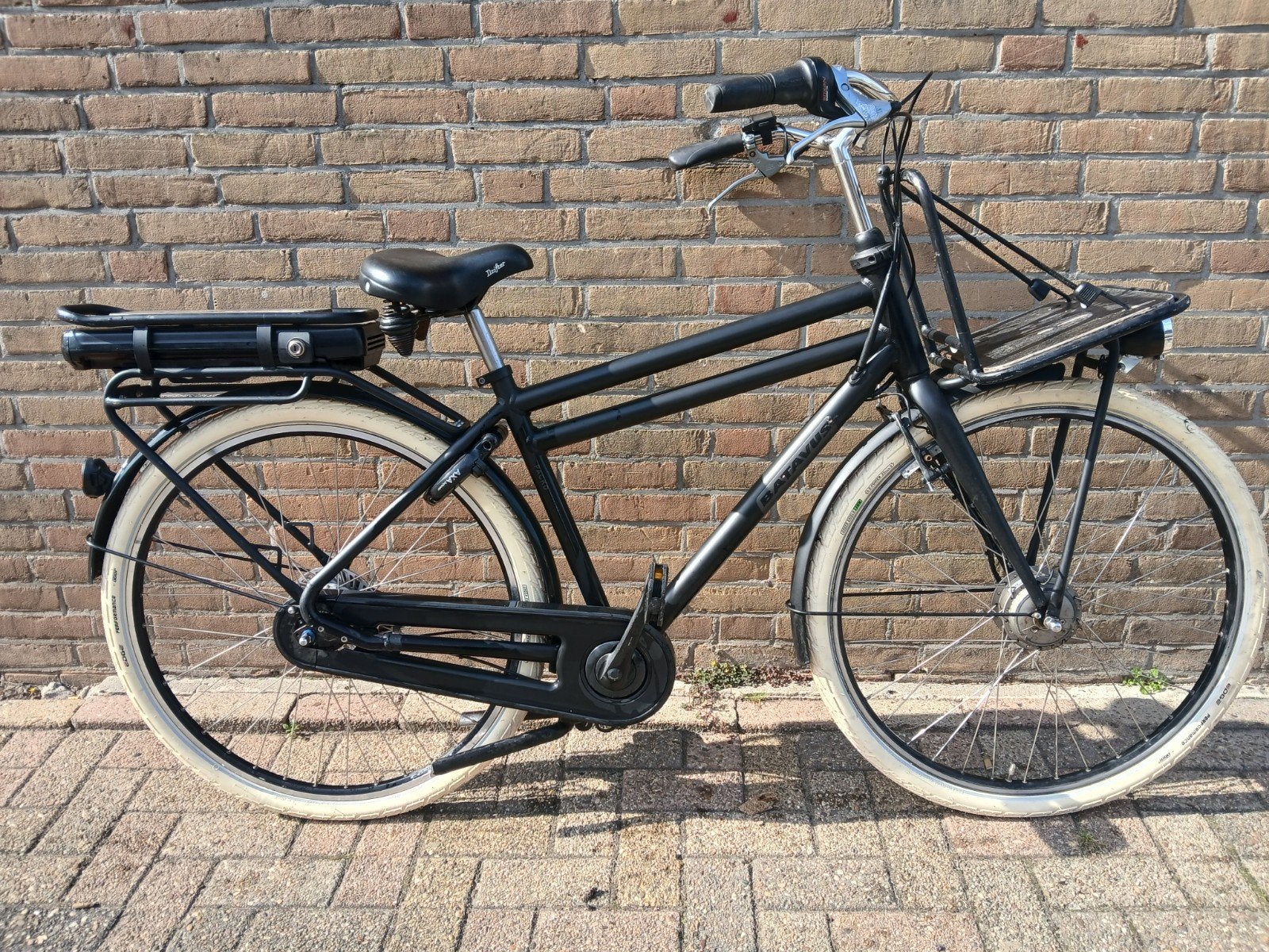 Batavus Packd elektrische herenfiets – 7 versnellin, Ophalen, Gebruikt, Versnellingen, Batavus