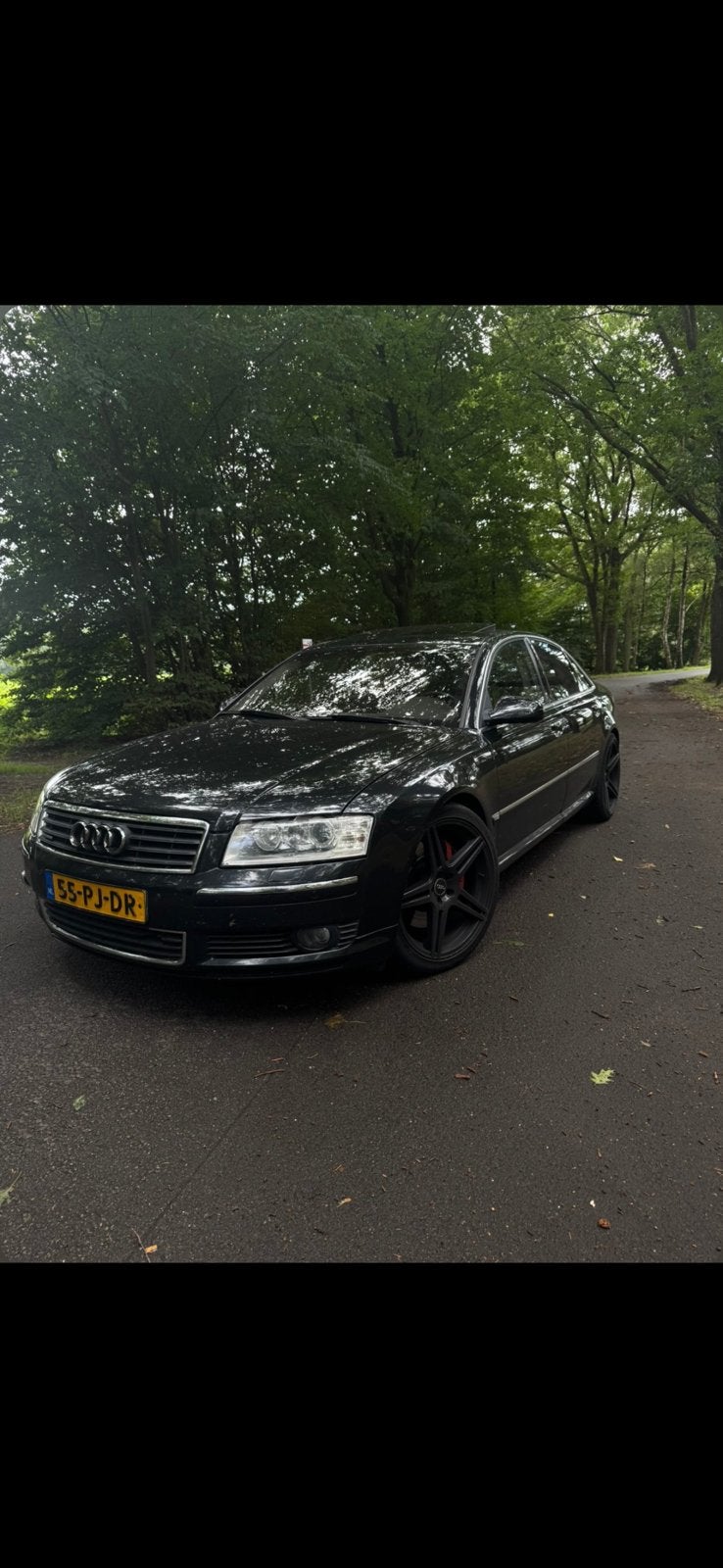 Audi A8 4.2 Quattro 246KW AUT 2004 Zwart TIK IN BLOK!, Auto's, Audi, Particulier, A8, Benzine, E, Sedan, Automaat, Origineel Nederlands