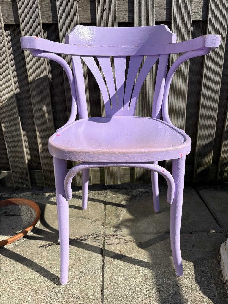 Vintage stoel stoelen caféstoel stoeltje hout Thonet, Ophalen, Gebruikt, Overige kleuren, Eén