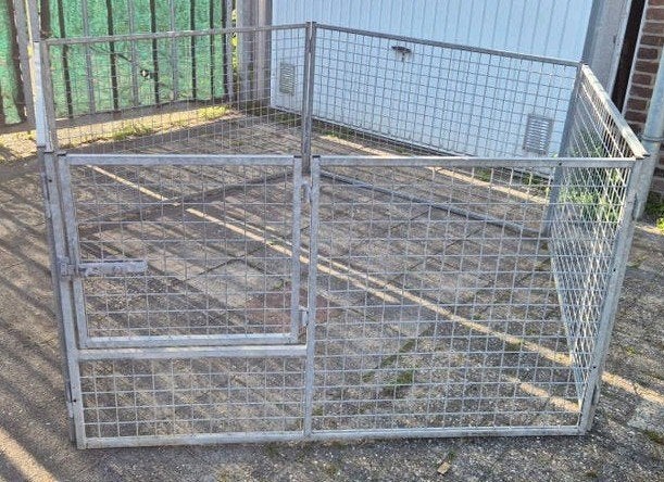Nett gegalvaniseerde puppy kennel, Dieren en Toebehoren, Ophalen of Verzenden