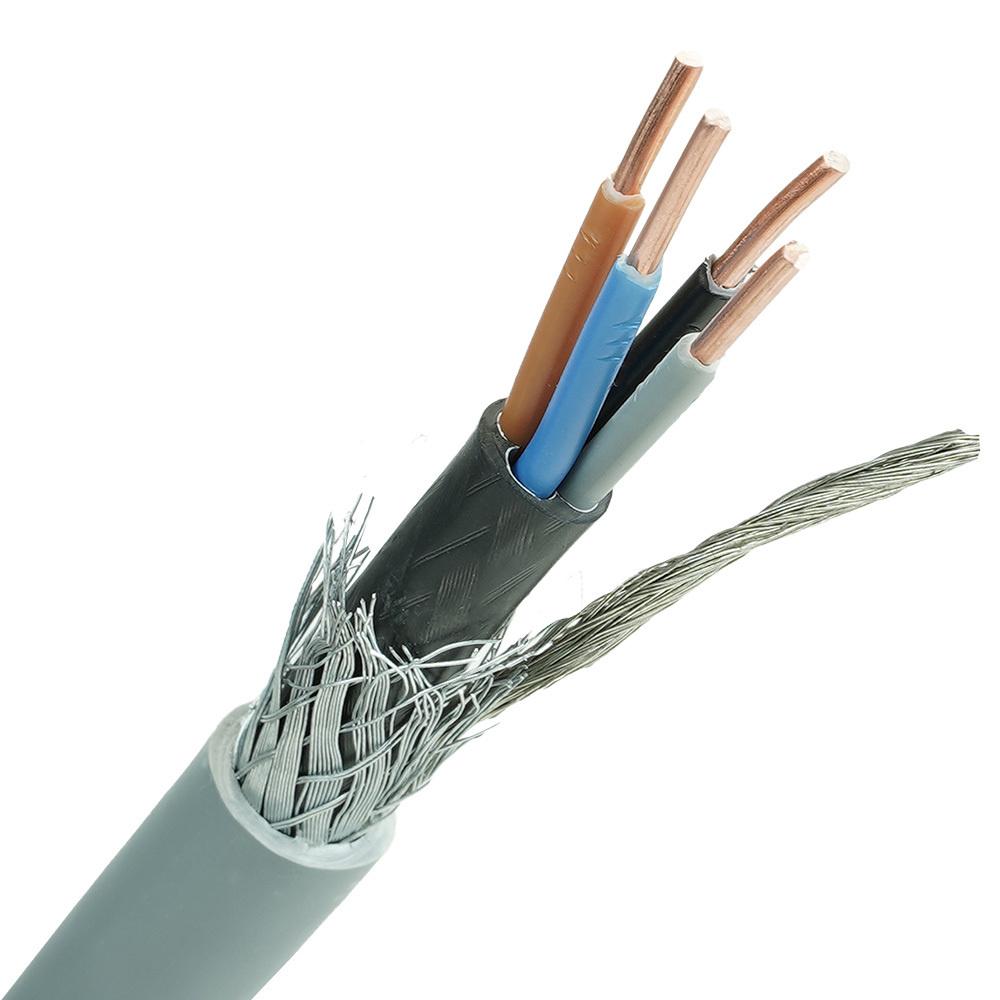 YMvK-as grondkabel (4 aderig, 10mm2, 8m), Doe-het-zelf en Verbouw, Elektra en Kabels, Ophalen, Nieuw, Kabel of Snoer