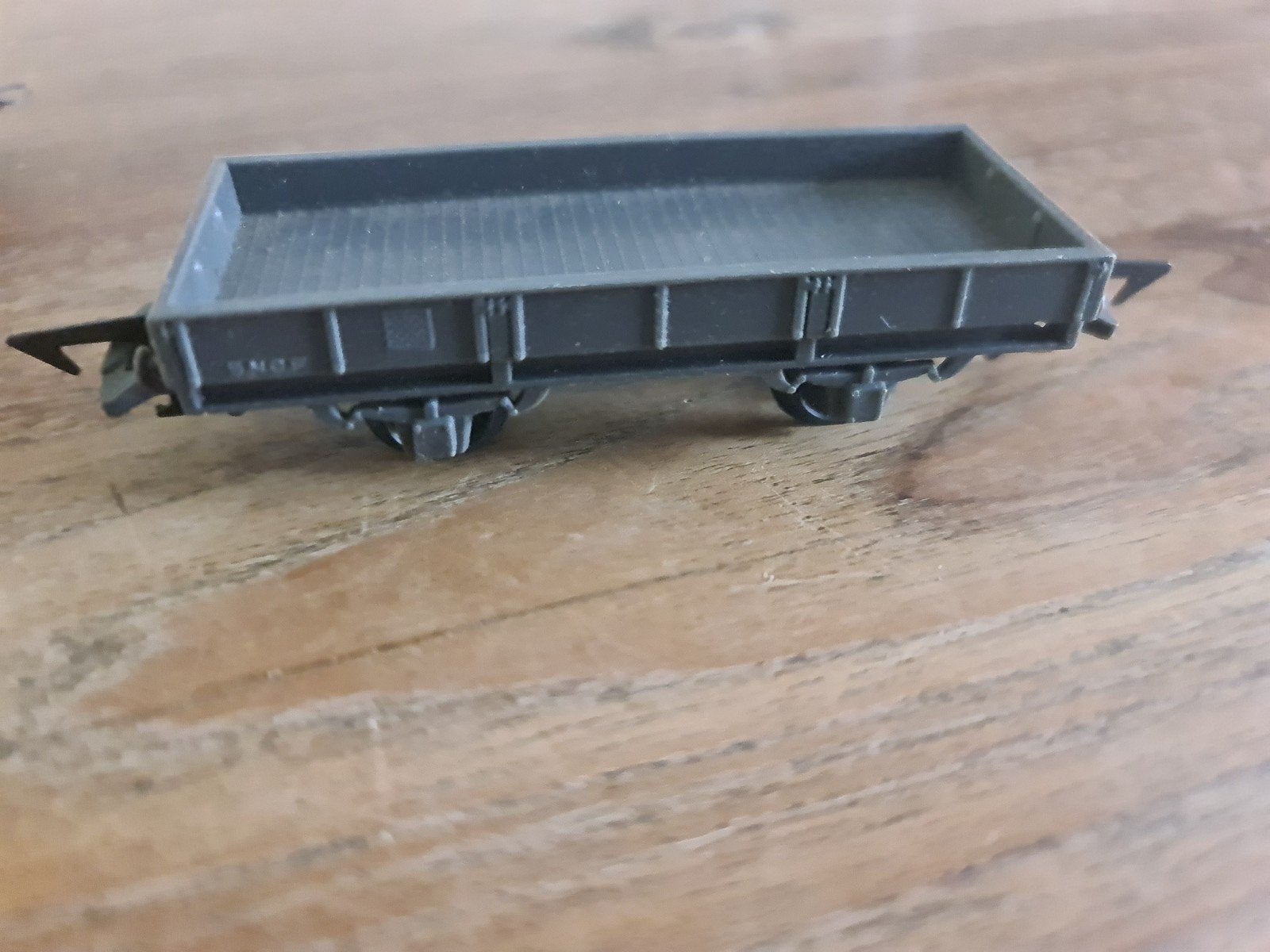 Jouef grijze wagon - Made in France, Gebruikt, Jouef, Gelijkstroom of Wisselstroom, Wagon