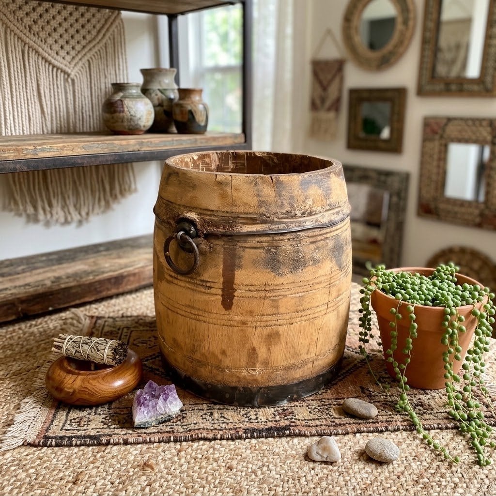 Payaly pot, Ophalen, Hout, Joni, Meerkleurig