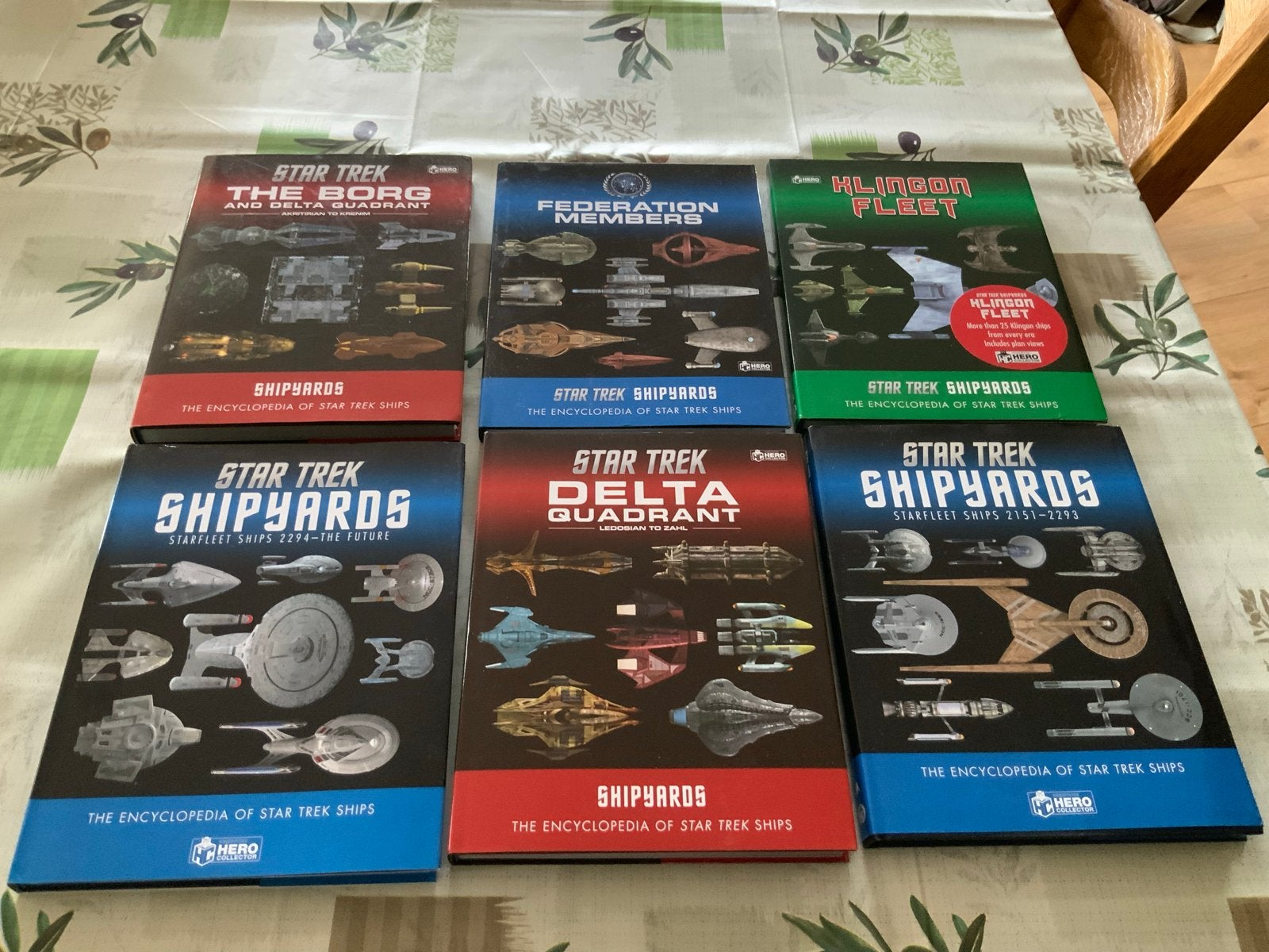 Star Trek Shipyards Boeken - Complete Set (6 delen), Ophalen, Zo goed als nieuw