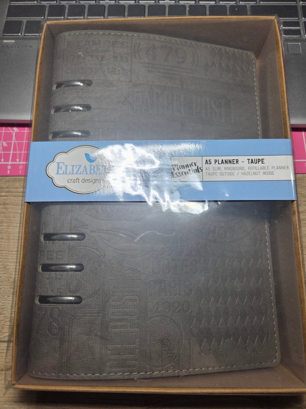 ECD planner taupe A5, Ophalen of Verzenden, Nieuw, Overige typen