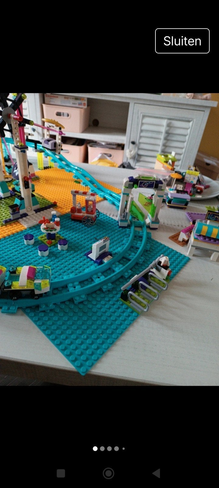 Lego Friends Heartlake City Kermisachtbaan 41330 ZGAN, Ophalen of Verzenden, Zo goed als nieuw, Overige merken