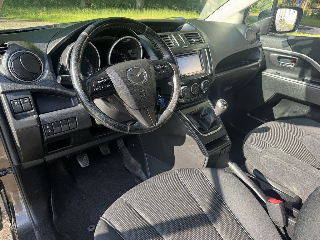 Mazda 5 2.0 Silver Edition, 7 PERSOONS (bj 2014), Gebruikt, 4 cilinders, 7 stoelen, 600 kg