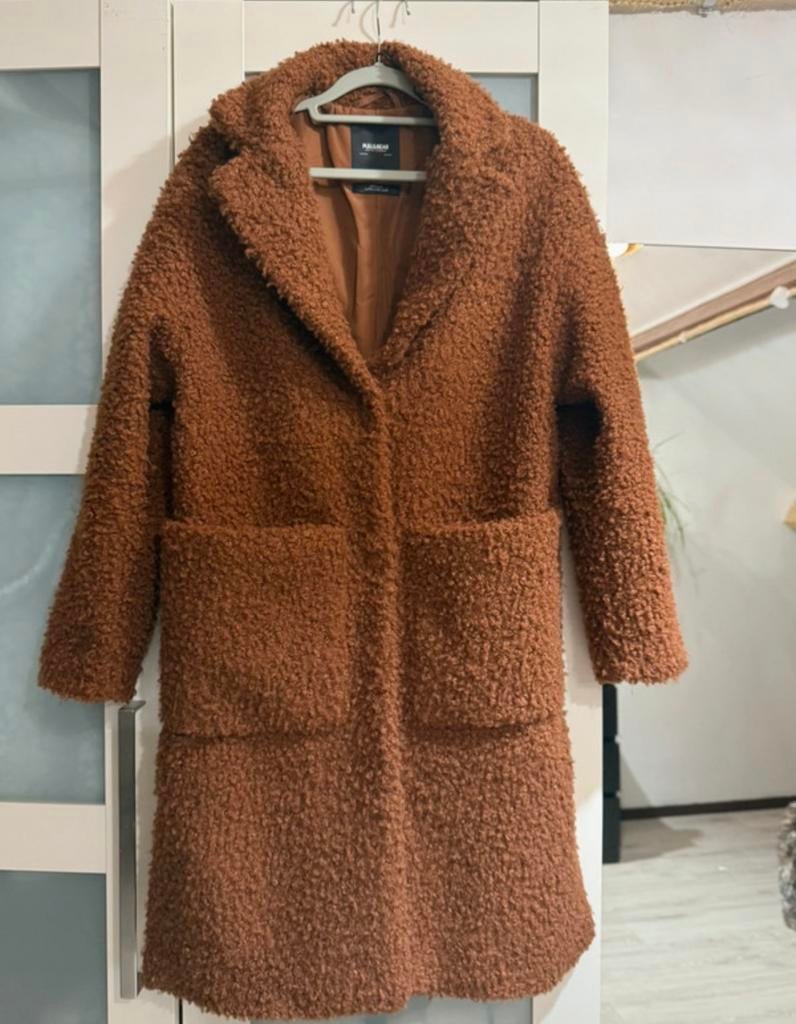 Fuzzy coat, Kleding | Dames, Ophalen, Zo goed als nieuw, Maat 34 (XS) of kleiner