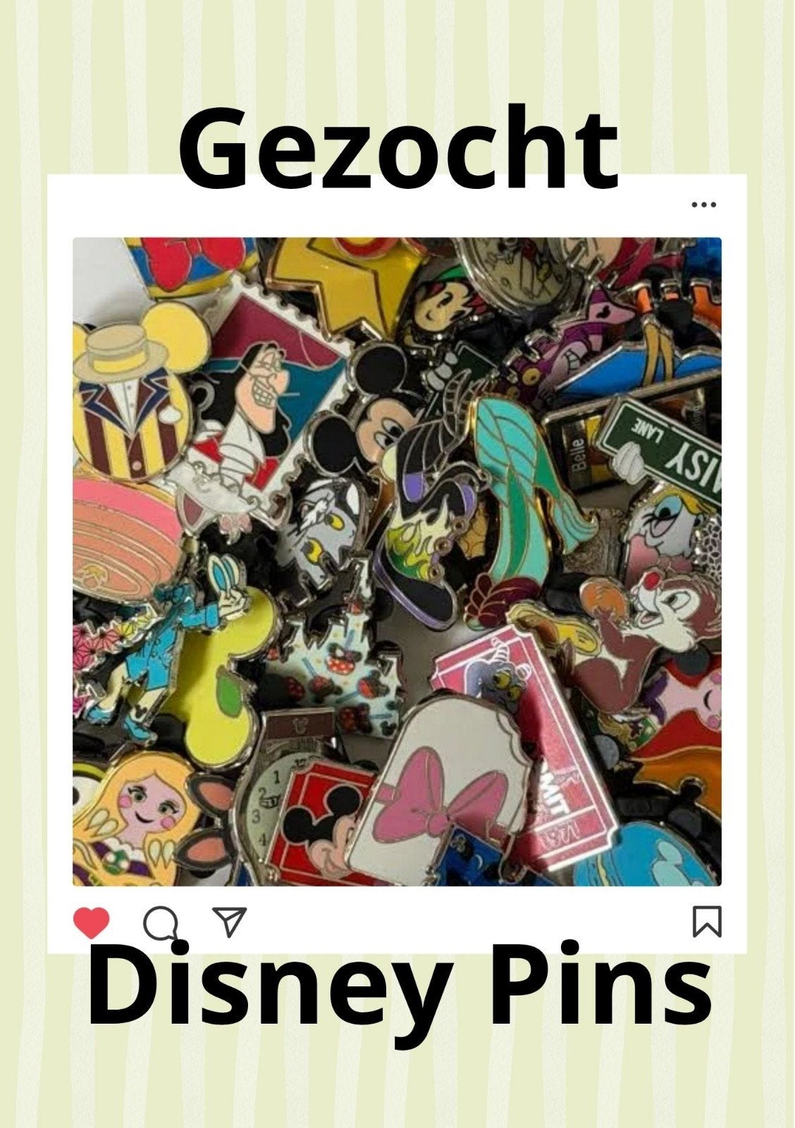 Gezocht: Disney Pins, Verzamelen, Ophalen, Overige figuren, Zo goed als nieuw, Overige typen
