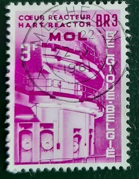 Belg jaar 1961 cob nr 1196 mooie ronde stempel, Ophalen of Verzenden, Gestempeld, Gestempeld