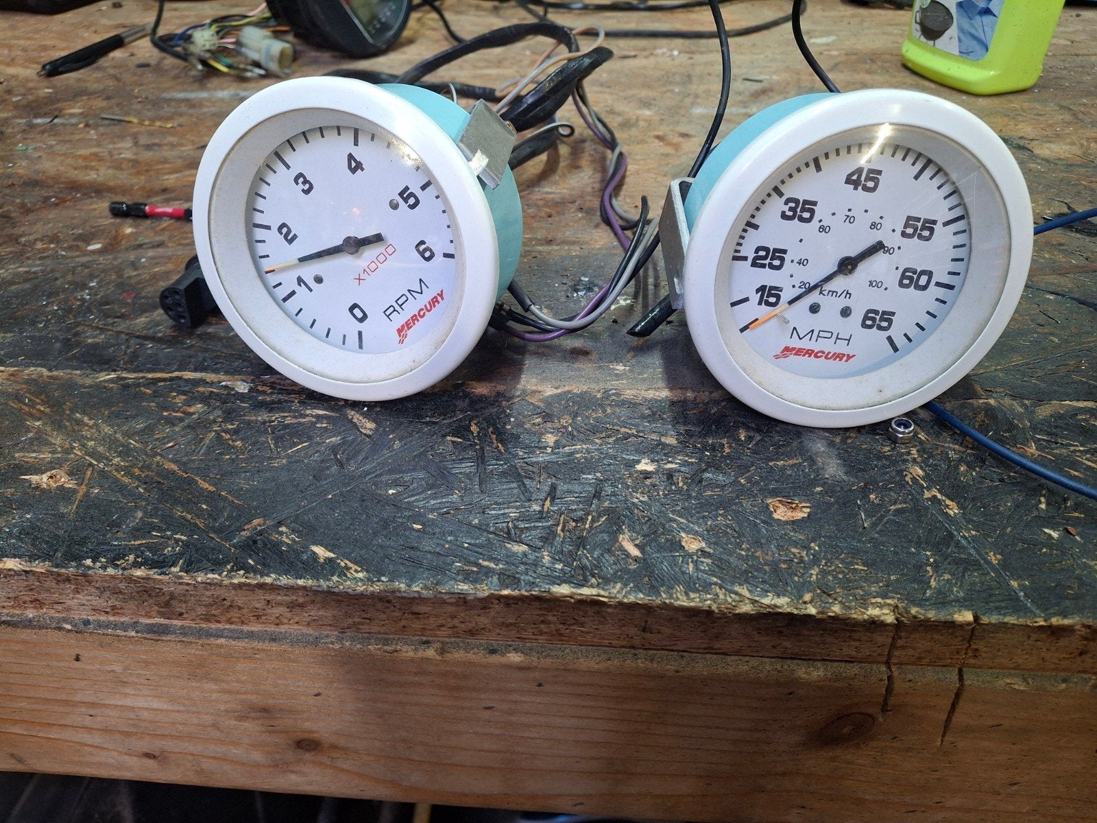 mercury tellerset, Ophalen, Gebruikt, Motor en Techniek