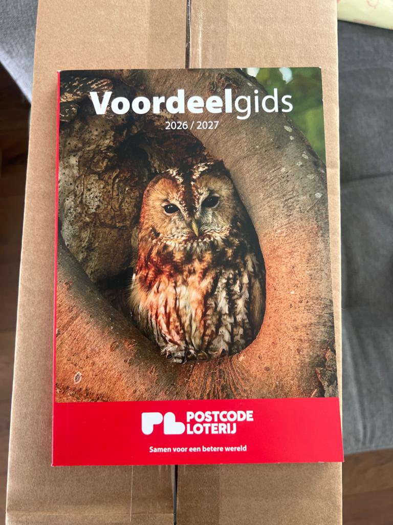 Voordeelgids Postcode Loterij 2026/2027, Ophalen of Verzenden, Nieuw, Catalogus