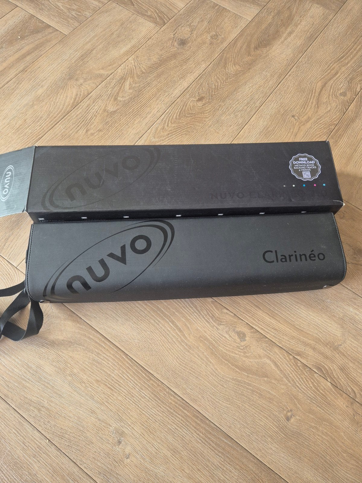 Nuvo Clarineo 2.0 Klarinet - Zwart, Zo goed als nieuw, Kunststof, Overige typen, Ophalen of Verzenden, Zo goed als nieuw