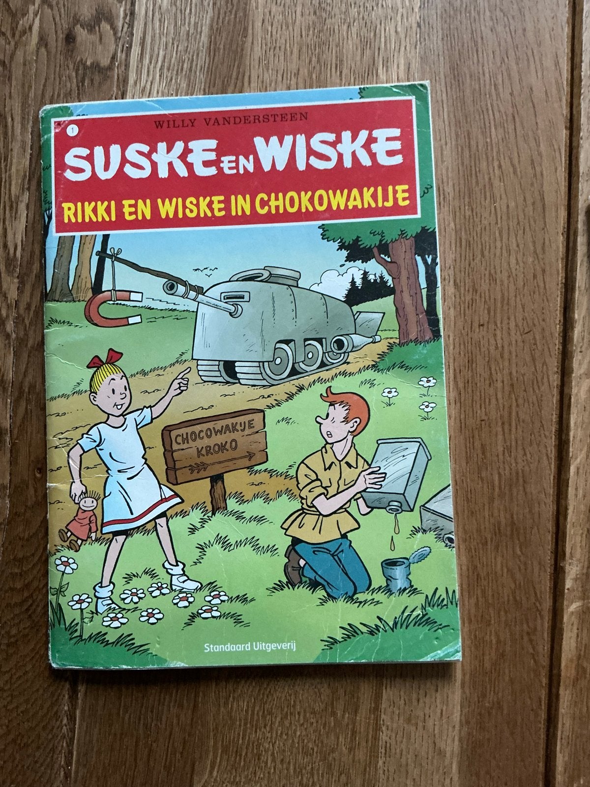 Suske en Wiske: Rikki en Wiske in Chokowakije, Eén stripboek, Ophalen of Verzenden, Gelezen