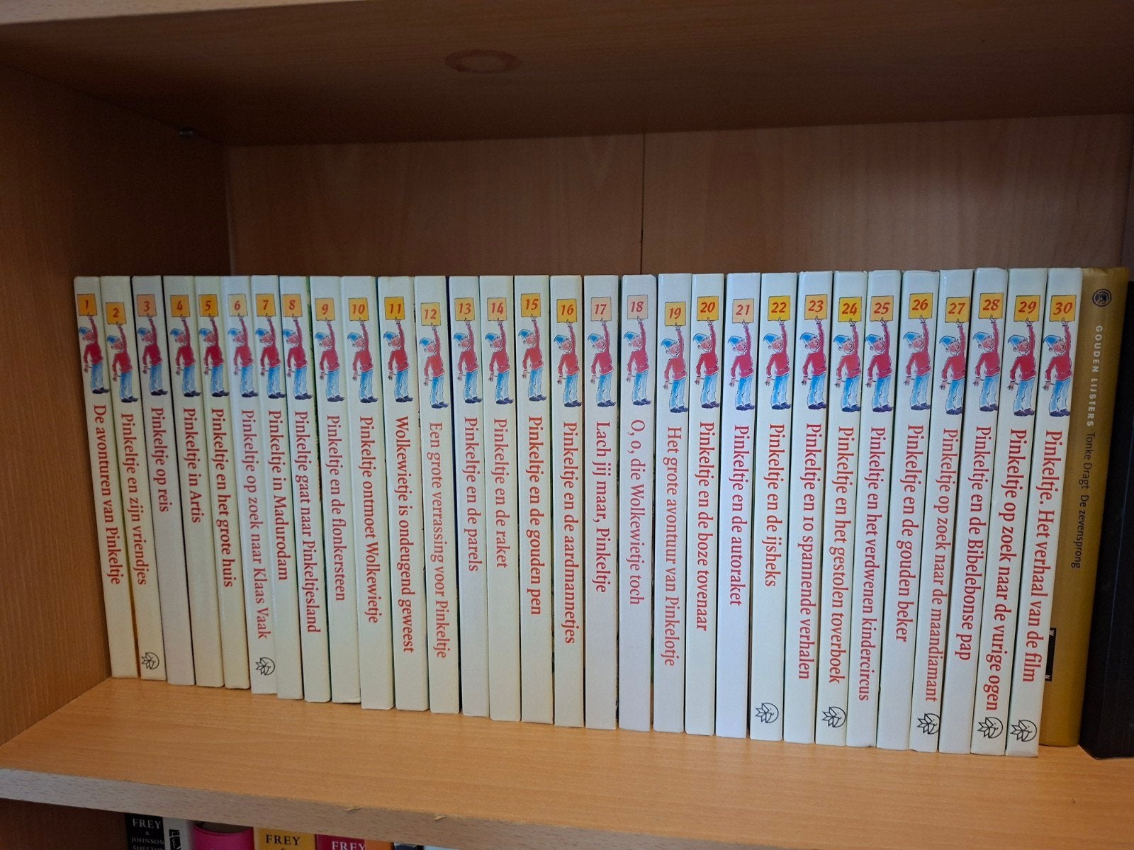 Pinkeltje boekenreeks - 30 delen - Dick Laan, Boeken, Ophalen of Verzenden, Zo goed als nieuw, Fictie algemeen