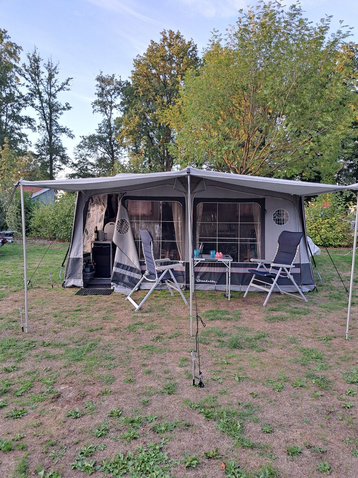 voortent en luifel Isabella, Ophalen