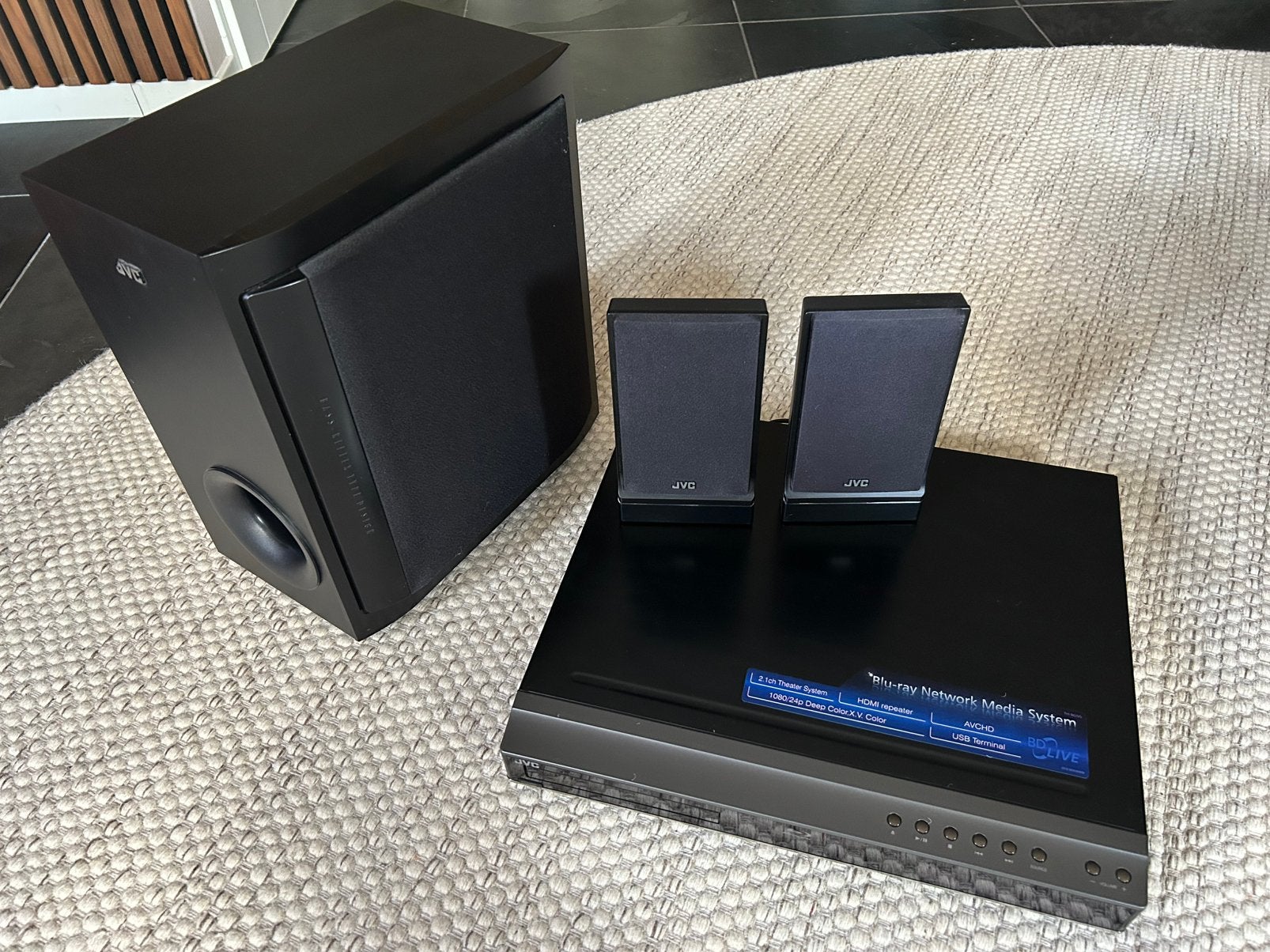 JVC TH-BD30 2.1 Home Cinema Set, Ophalen, Gebruikt, JVC, 2.1-systeem