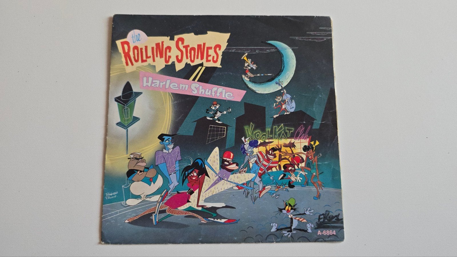 The Rolling Stones Harlem Shuffle - Vinyl Single, Ophalen of Verzenden, Zo goed als nieuw, Pop