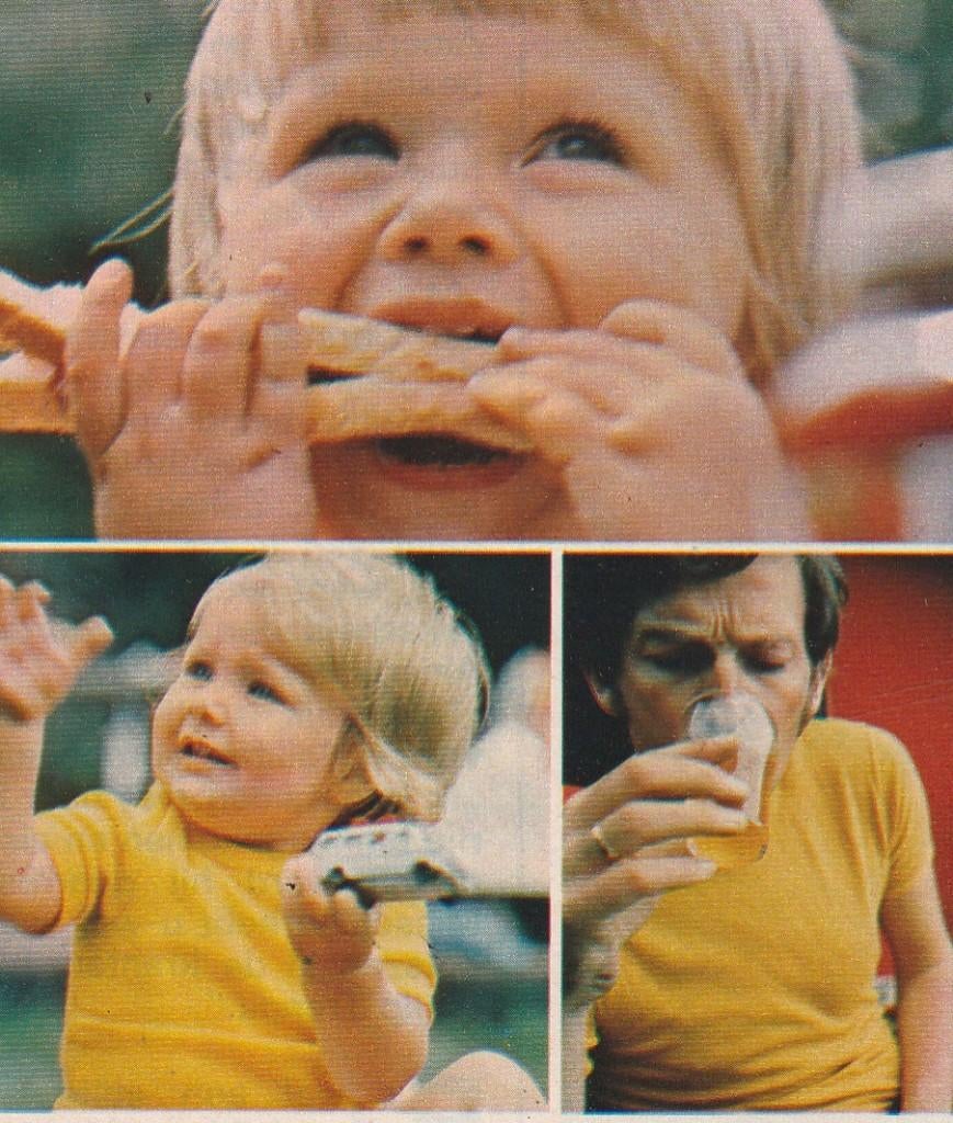 Retro reclame 1973 Roosvicee siroop jongetje op camping, Verzenden, Overige typen