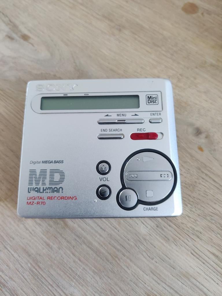 Sony MZ-R70 MiniDisc-recorder - Digital Mega Bass, Ophalen of Verzenden, Minidisc-recorder