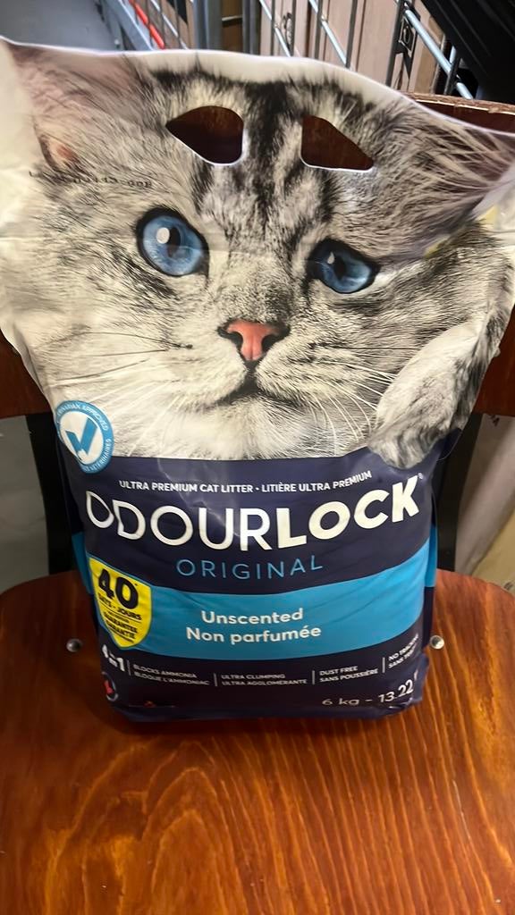 Odourlock Kattenbakvulling Original – Ongeparfumeerd 6kg, Dieren en Toebehoren, Dierenvoeding, Ophalen of Verzenden, Kat