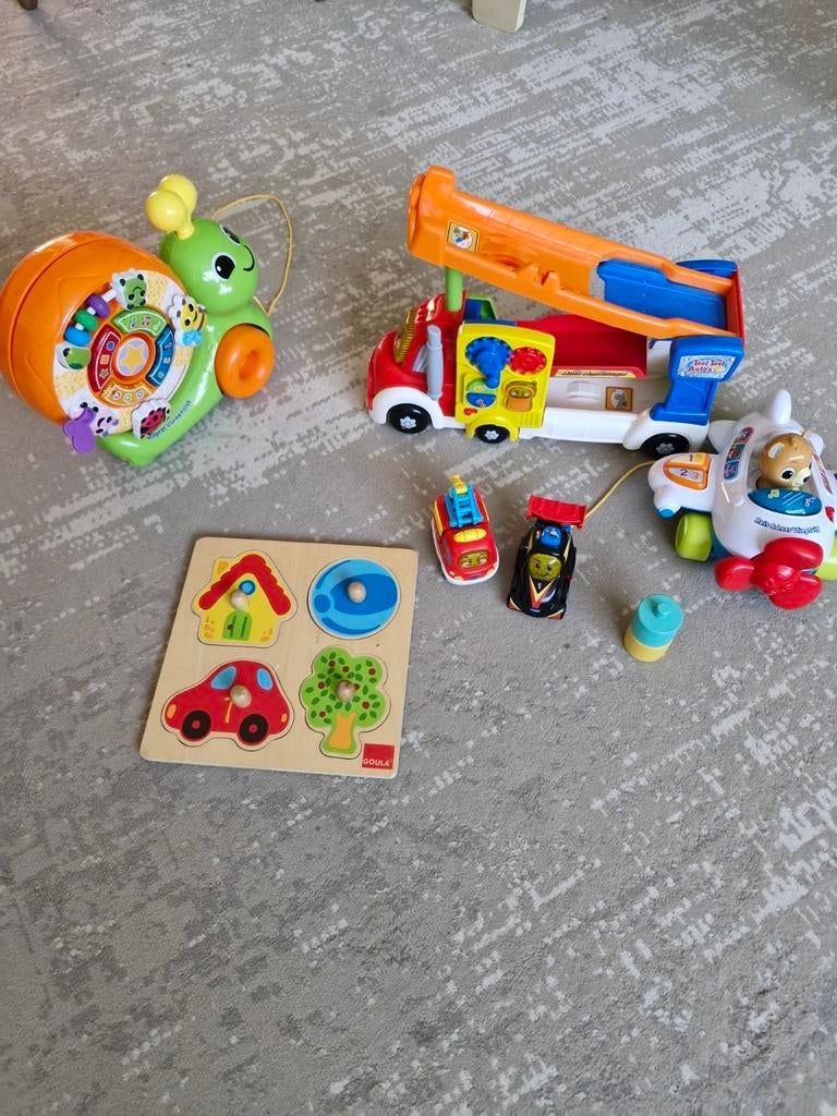 Leuk speelgoedpakket: VTech, Toet toet  enzo in goede staat., Ophalen of Verzenden, Gebruikt