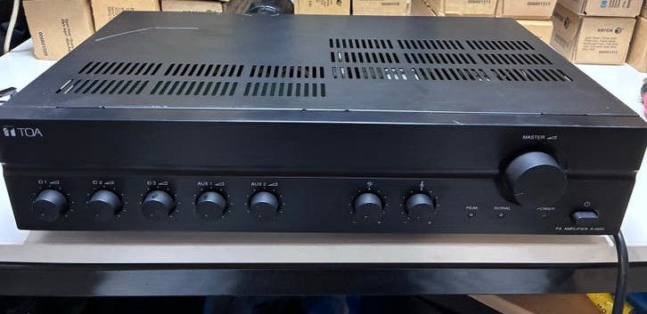TOA PA Versterker A-2030 CE - 30W - Gebruikt, Audio, Tv en Foto, Versterkers en Receivers, Overige merken, Overige systemen, Ophalen of Verzenden