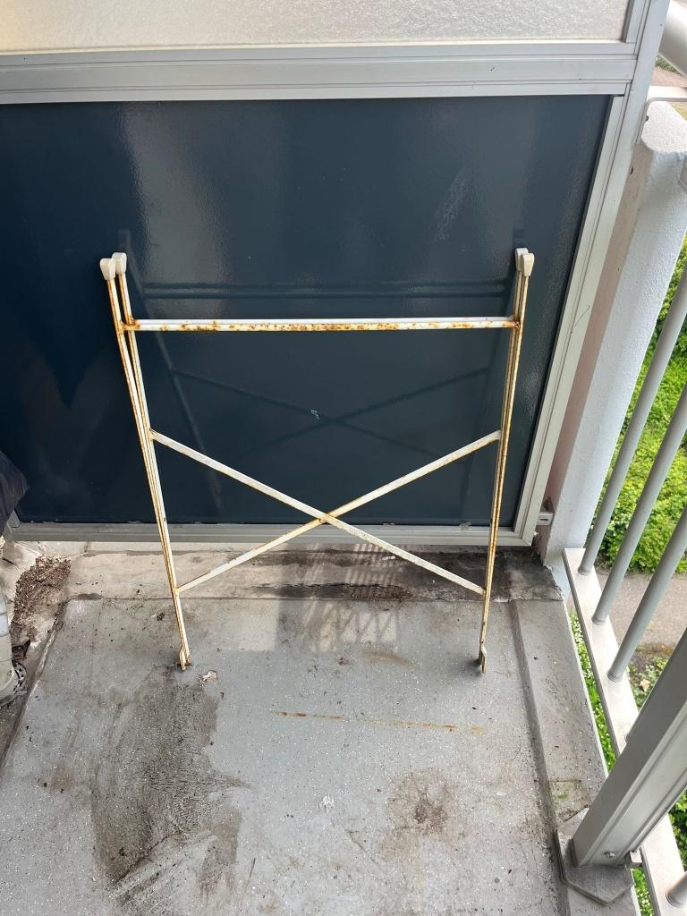 Terrastafel, Tuin en Terras, Ophalen, Gebruikt, Rond, Metaal